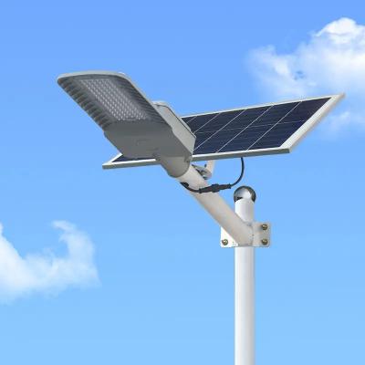 China Solar LED Street Light with long Life Span Mono Solar Panel streetlight 3000K-6500K with motion sensor wall lamp outdoor for sale