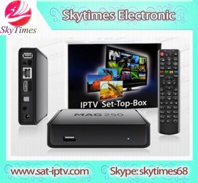 China PTV Set Top Box MAG 250 Linux system including iptv account mag 254 mag250 for sale