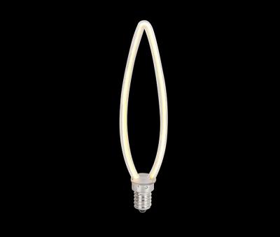 China Candle Shape Dimmable Filament Bulb E14 Candle Bulb Dimmable 100lm / W for sale