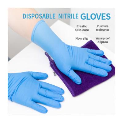 China Sterile Disposable Surgical Gloves Nitrile Latex 9 - 12 Inches High Elasticity en venta