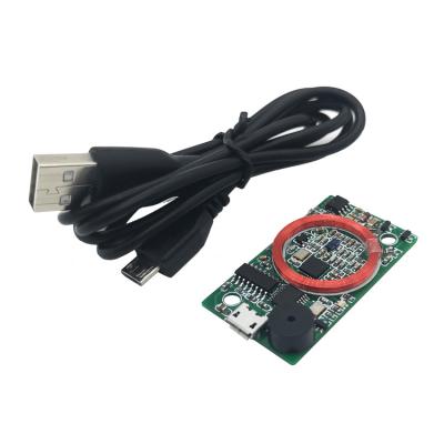 China RS232 USB Dual Frequency RFID Reader Module EM Card MI-FARE Card For Access Control System for sale