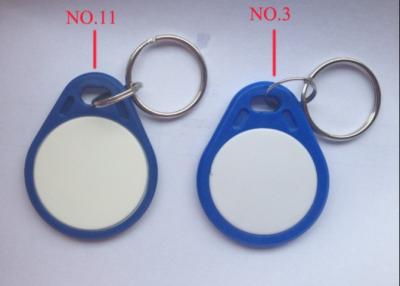 China UID Changeable RFID Key Tags Rewritable Keychain ISO15693 Writable Clone Keyfob for sale