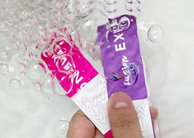 China Envio rápido Pulseiras de papel à prova d'água de uso único para eventos Pulseira Rfid Tyvek com logotipo personalizado à venda