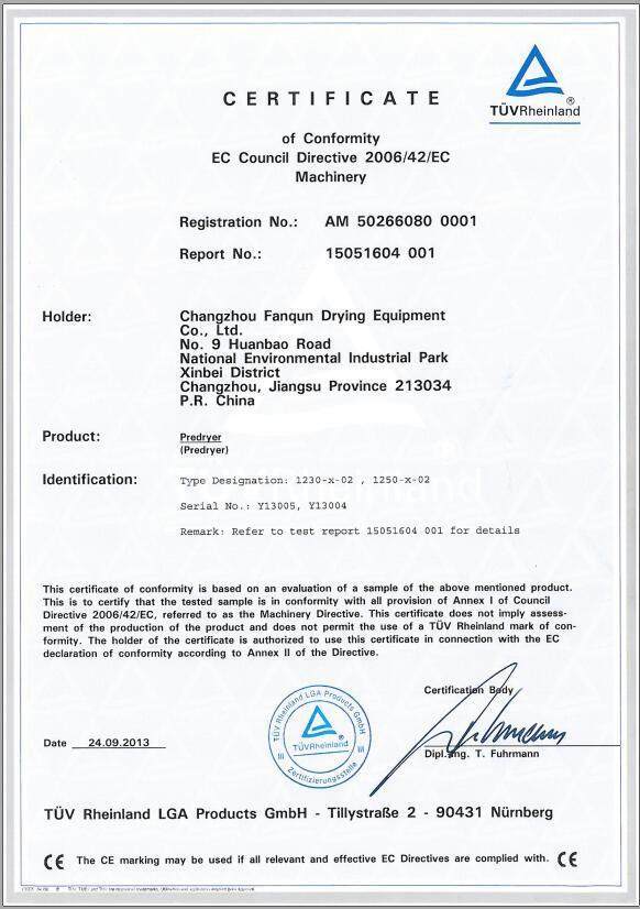 Spin Flash Dryer for Drying Calcium Carbonate