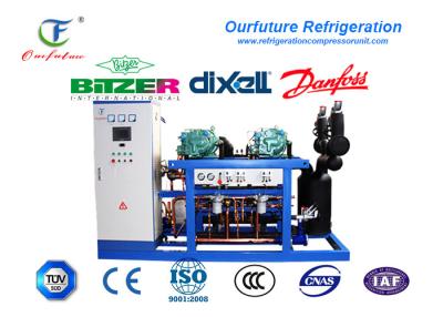 中国 コールド チェーンの記号論理学の冷蔵室の圧縮機の単位 35℃の凝縮の温度 販売のため