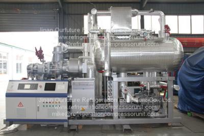 China Variety Frequency Screw Co2 Refrigeration System Compressor Rack For Fast Frozen for sale