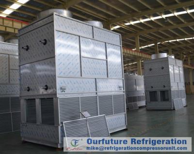 China Ammonia / Freon Refrigeration System Evaporative Condenser 220V 3 Phase 60 Hz for sale