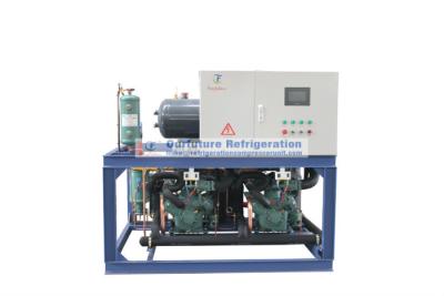 China Cremalheira do compressor para o armazenamento frio da temperatura da altura com compressores de pistão, R404a à venda
