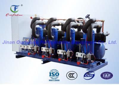 China Cremalheira do compressor de R404a Danfoss, unidade de condensação do rolo do armazenamento frio da carne à venda