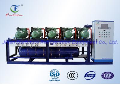 China Parallel Screw Compressor Unit , Blast Freezer  Condensing Unit for sale