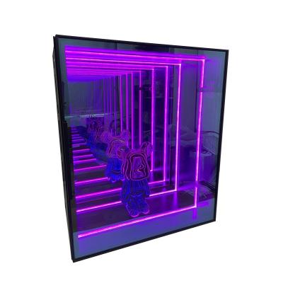 China Good Customized Variable Tone Light Abyss Mirror Display Cabinet for Indoor and Outdoor for sale