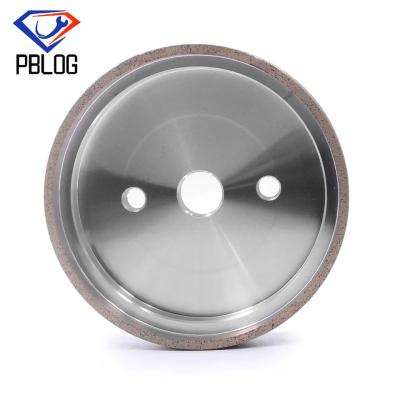 China Double Slot Diamond Grinding Wheel Working Layer Size 4mm*2 Max Speed 3500rpm for sale