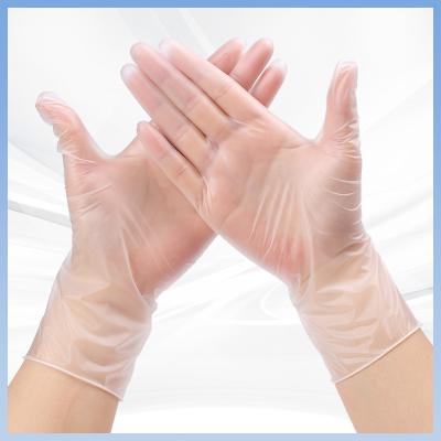 China Disposable PVC Transparent Gloves Oilproof Food Grade Disposable Gloves for sale