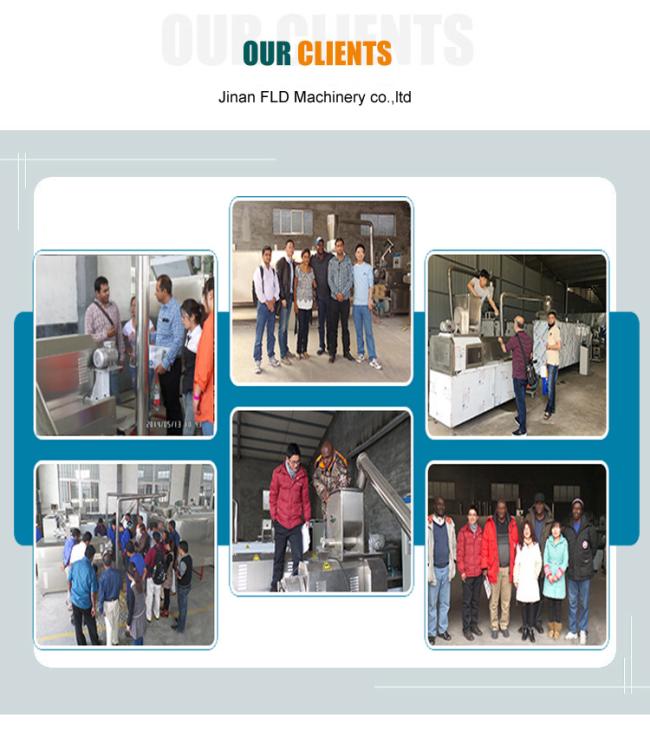 Salad Food Making Equipment Bugle Chips Machine Frying Bugle Snack Food Processing Line