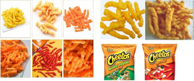 Rotary Head Cheese Maize Corn Curls Snack Extruder Kurkure Cheetos Jiggies Nik Naks Making Machine