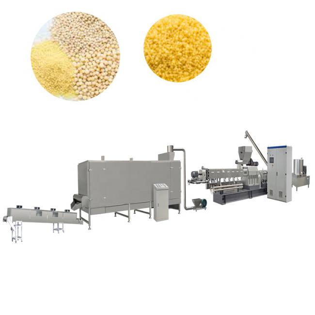 Pearl Couscous Make Machine Equipment Ptitim Couscous Making Line