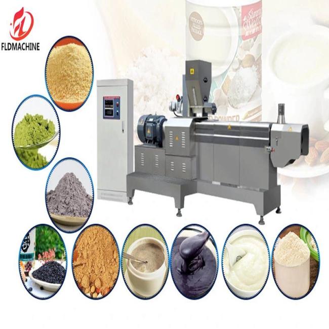 Nutritional Baby Food Rice Powder Extruder Making Machine Processing Plant Production Line
