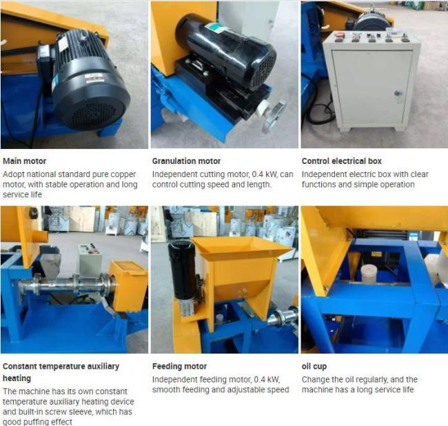 New Design Fish Food Making Extruder Machine