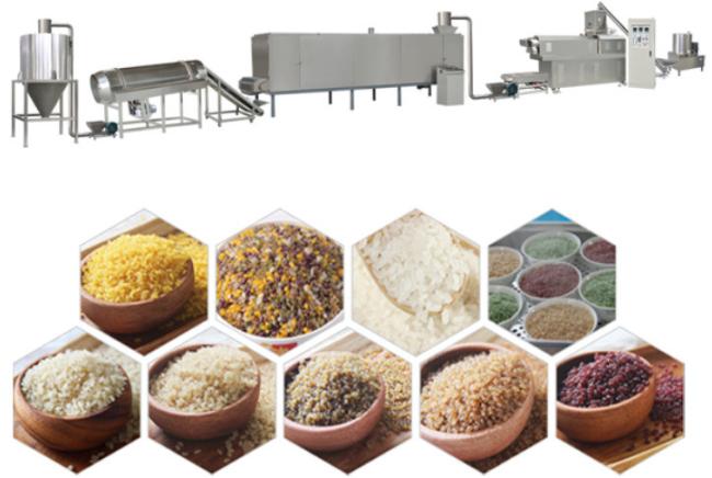 Nutritional Rice Production Line Full Automatic Artificial Rice Making Machine