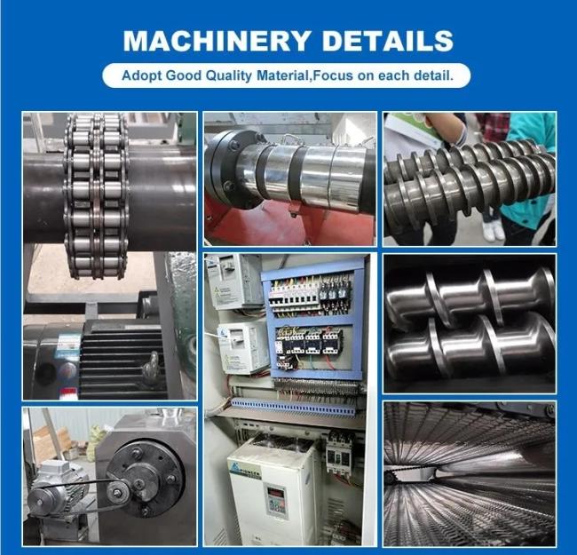 Floating Fish Food Machine Fish Feed Food Pellet Processing Line Feed Extruder