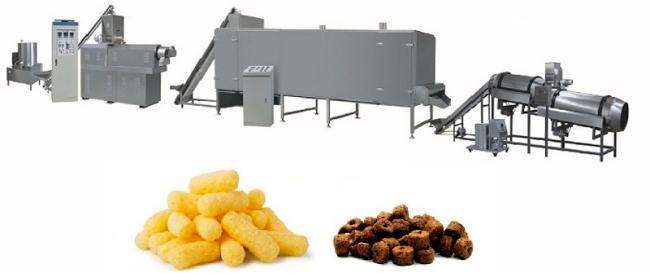 High Efficiency Easy Operation Small Corn Puff Snack Extruder Making Machine
