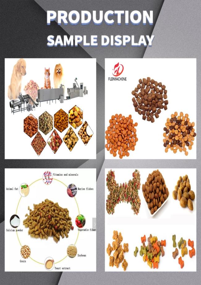 High Efficiency Full- Automatic Dog /Fish/Cat Food Production Line/Making Machine