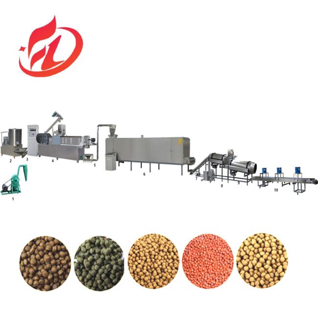 Floating Fish Feed Extruder Machine Fish Pellet Making Machine in China