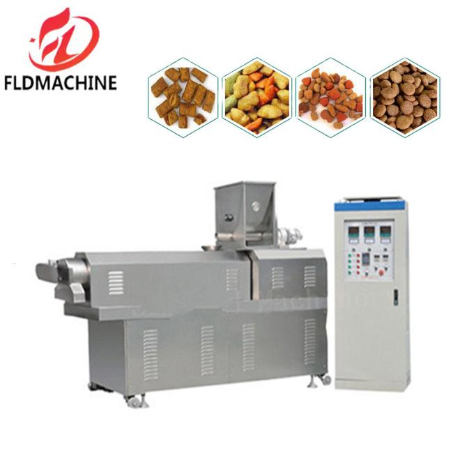 Automation Dog Cat Food Production Machine Line Fish Feed Extruder