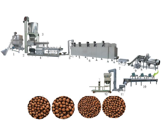 Floating Fish Feed Pellet Machine Aquarium Fish Food Extruder Production Line