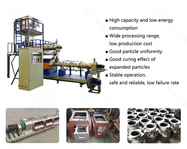 Floating Sinking Fish Feed Pellet Machine Extruder Farming Equipment Manufacturing Plant 3*0.8*1.8m New Product