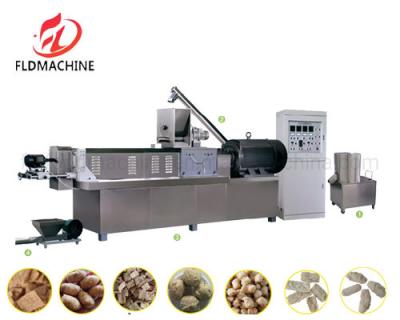 China Soy Protein Twin Extruder Meat Making Machine for sale