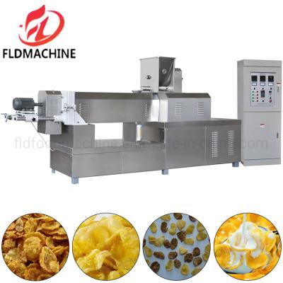 China Multiple Choices High Configuration Corn Flakes Breakfast Cereals Spray Sugar Making Machine Production Line for sale