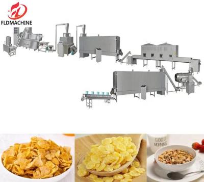 China Low Consumption Corn Flakes Line Making Equipment with ABB/Delta Inverter Manufactures for sale