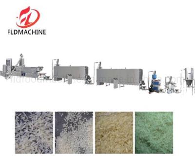 China Automatic Instant Rice Artificial Rice Nutritional Rice Extruder Making Machine for sale