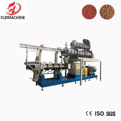 China Full Automatic 4.5*1.8*4.0 Fish Feed Machine Production Line for Animal Feed Pellets for sale