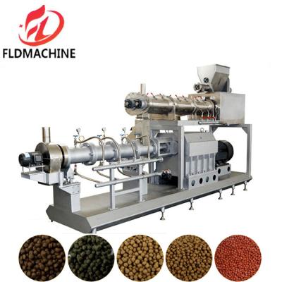 China 2-3 Workers Needed 800-1500kg/H Floating and Sinking Aquatic Fish Feed Production Line for sale