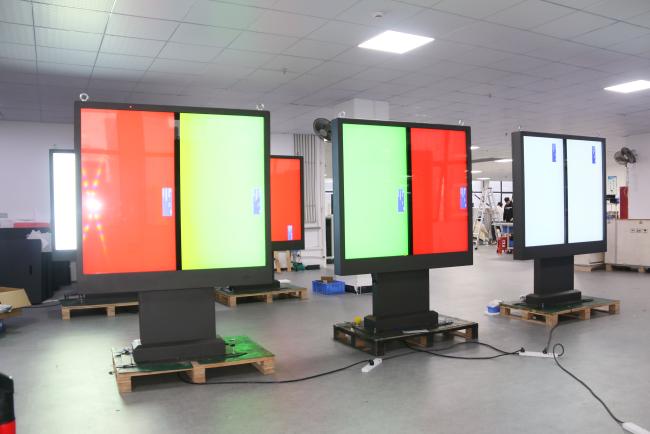 outdoor digital signage totem kiosk