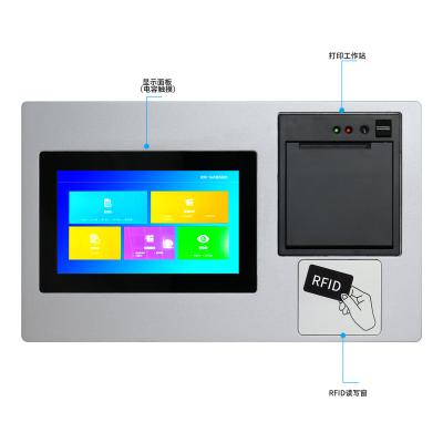 Chine 15 pouces Panneau tactile Ordinateur intégré NFC/RFID/Camera WIFI imprimante digitale à vendre