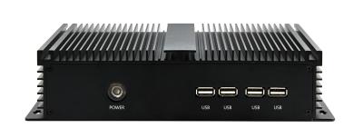 China Aluminum Alloy HDMI Linux 1000Mbps Fanless Embedded Box PC for sale