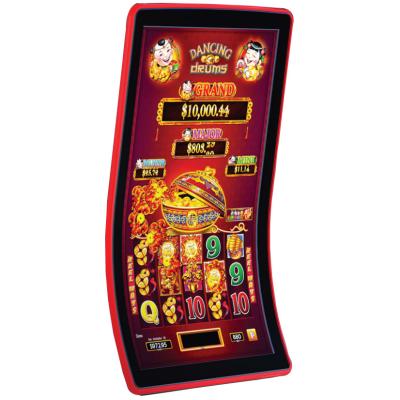 中国 43スロット マシンの賭ける機械のためのインチによって曲げられるカジノのタッチ画面 販売のため