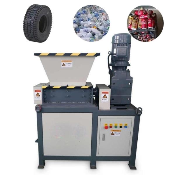 Quality 110-130kg/h Rubber Crusher Machine Wood Pallet Tyre Recycling Shredder Machine for sale