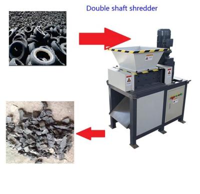 China Low Noise Industrial Rubber Shredder Crusher Machine Easy Operate for sale