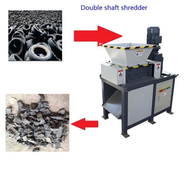Quality Low Noise Industrial Rubber Shredder Crusher Machine Easy Operate for sale