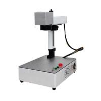 Quality Mini Jpt CO2 Metal Silver Gold Fiber Laser Marking Engraving Machine 30W 50W for sale