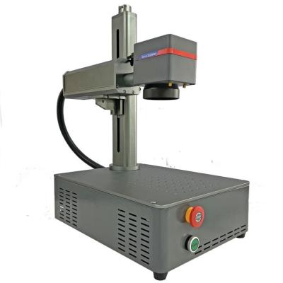 China 20w 30w 50w Máquina de marcado por láser de fibra anillo portátil máquina de grabado de joyería en venta