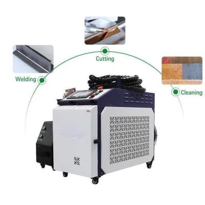 China Multifunctional Handheld Fiber Laser Cleaning Machine 3 In 1 High Efficiency for sale