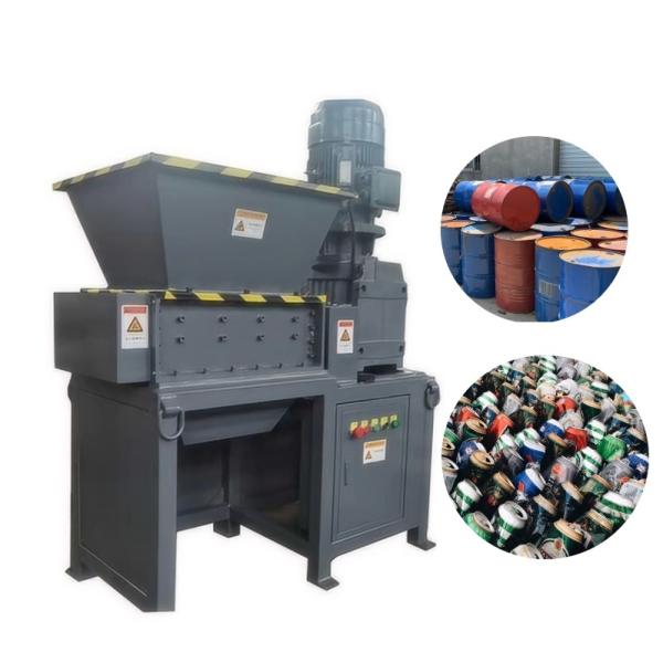 Quality Recycling Waste Computer Hard Disk Shredder Machine Double Shaft Metal Crushing Machine for sale