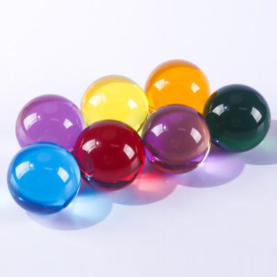 中国 注文の透明な接触のごまかす球の手品の水晶の超明確なアクリル樹脂の球の処理のごまかす球 販売のため