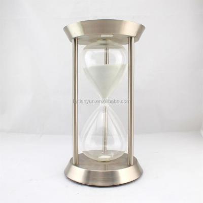 China Antique Copper Metal Sand Timer Hourglass 3min 5min 30min For Gift for sale
