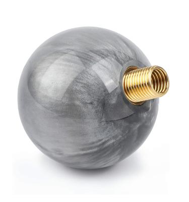 China Dia57mm Resin Shift Knob Ball Head With Adapters Easy Install for sale